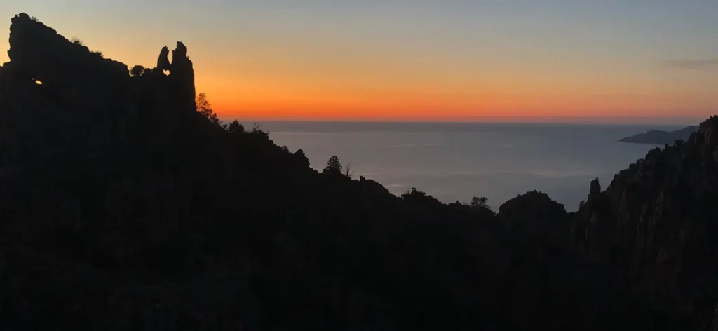 Coucher De Soleil Calanques De Piana