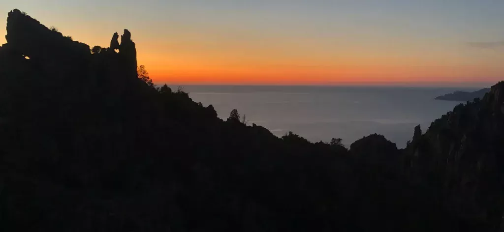 Coucher De Soleil Calanques De Piana